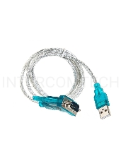 Кабель AM/Com port 9pin 1.2м  Aopen/Qust адаптер USB -> RS232, DE9P (добавляет в систему новый COM порт), ACU804