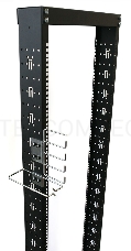 Стойка открытая 19 Hyperline ORL1, серверная, 32U, 1628х516х106 мм (ВхШхГ), однорамная, цвет: чёрный