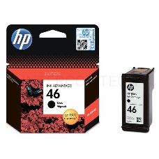 Картридж струйный HP 46 CZ637AE черный для HP DJ Adv 2020hc/2520hc (1500стр.)