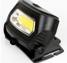 Фонарь налобный Ultraflash LED5359 (аккум 5В  черный COB 3 Ватт, 3 реж.,пласт.,бокс)