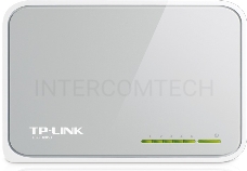 Коммутатор TP-Link SOHO  TL-SF1005D Коммутатор 5-port 10/100M mini Desktop Switch, 5 10/100M RJ45 ports, Plastic case
