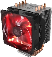 Кулер Cooler Master Hyper H410R, 600-2000 RPM, 100W, 4-pin, Red LED fan, Full Socket Support