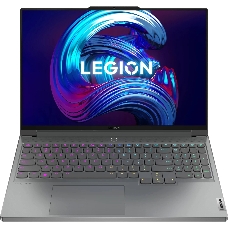 Ноутбук Lenovo Legion 7 16IAX7 16(2560x1600 IPS)/Intel Core i7 12800HX(2Ghz)/16384Mb/512SSDGb/noDVD/Ext:nVidia GeForce RTX3070Ti(8192Mb)/Cam/BT/WiFi/99WHr/war 1y/2.53kg/storm grey/noOS + 300W, RU kbd