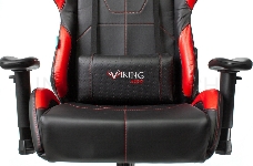 Кресло игровое Бюрократ VIKING 5 AERO RED черный/красный искусственная кожа