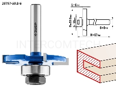 Фреза ЗУБР 28757-50.8-6  горизонтально-пазовая d= 50.8мм высота-6мм хв.-8мм d-22мм профессионал