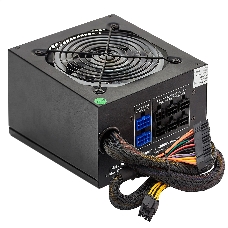 Блок питания 800W ExeGate EVO800 (ATX, APFC, SC, 12cm RGB fan, 24pin, (4+4)pin, PCIe, 5xSATA, 3xIDE, FDD, Cable Management, black, кабель 220V с защитой от выдергивания)