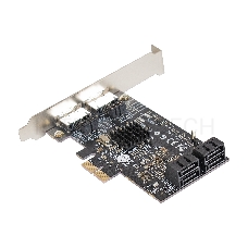 Контроллер ExeGate EXE-504 PCI-E 2.0, SATA3 RAID, 4 int+2 ext (OEM)