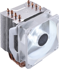 Кулер Cooler Master Hyper H410R White Edition, 600-2000 RPM, 100W, 4-pin, Full Socket Support