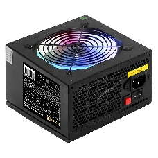 Блок питания 800W ExeGate EVO800 (ATX, APFC, SC, 12cm RGB fan, 24pin, (4+4)pin, PCIe, 5xSATA, 3xIDE, FDD, Cable Management, black, кабель 220V с защитой от выдергивания)