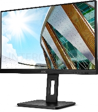 Монитор 23.8 AOC 24P2C Black с поворотом экрана (IPS, 1920x1080, 75Hz, 4 ms, 178°/178°, 250 cd/m, 50M:1, +HDMI, +Displa
