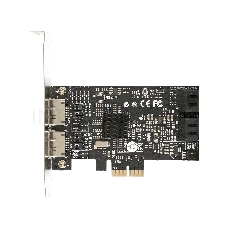 Контроллер ExeGate EXE-504 PCI-E 2.0, SATA3 RAID, 4 int+2 ext (OEM)