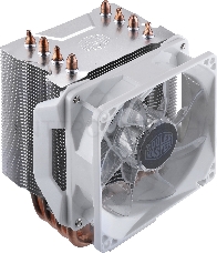 Кулер Cooler Master Hyper H410R White Edition, 600-2000 RPM, 100W, 4-pin, Full Socket Support