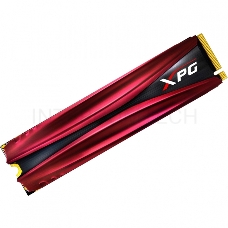 Накопитель SSD M.2 ADATA 256Gb XPG S11 Pro <AGAMMIXS11P-256GT-C> (PCI-E 3.0 x4, up to 3500/1200Mbs, 290000 IOPs, 3D TLC, NVMe 1.3, 22x80mm, радиатор)