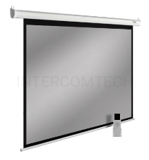 Экран Cactus 150x240см SIlverMotoExpert CS-PSSME-240X150-DG 16:10 настенно-потолочный рулонный тёмно-серый (моторизованный привод)