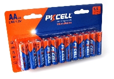 Щелочной/алкалиновый элемент питания PKCELL LR6-24B тип - AA 24 шт в блистере