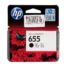 Картридж струйный HP 655 CZ109AE черный для HP DJ IA 3525/4615/4625/5525/6525 (550стр.)