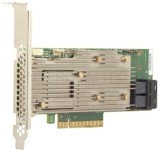 Контроллер MegaRAID 9460-8I SGL (05-50011-02), PCIe 3.1 x8 LP, SAS/SATA/NVMe, RAID 0,1,5,6,10,50,60, 8port(2 * int SFF8643), 2GB Cache, 3508ROC