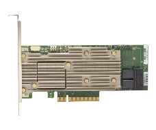 Контроллер MegaRAID 9460-8I SGL (05-50011-02), PCIe 3.1 x8 LP, SAS/SATA/NVMe, RAID 0,1,5,6,10,50,60, 8port(2 * int SFF8643), 2GB Cache, 3508ROC