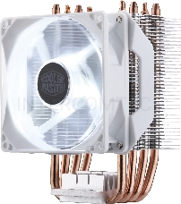 Кулер Cooler Master Hyper H410R White Edition, 600-2000 RPM, 100W, 4-pin, Full Socket Support