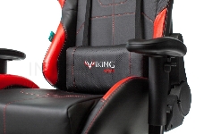 Кресло игровое Бюрократ VIKING 5 AERO RED черный/красный искусственная кожа