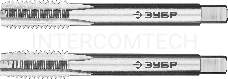 Комплект метчиков ЗУБР 4-28007-10-1.5-H2_z01 М10x1.5мм, сталь Р6М5, машинно-ручные