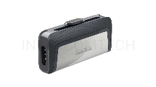 Флеш Диск Sandisk 16Gb Ultra Dual SDDDC2-016G-G46 USB3.0 U Type-CTM серый/узор