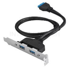 Адаптер USB Bracket Noname 2xUSB3.0 Bulk