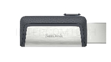 Флеш Диск Sandisk 16Gb Ultra Dual SDDDC2-016G-G46 USB3.0 U Type-CTM серый/узор