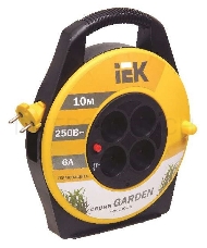 Катушка Iek WKP23-06-04-10 УК10 с т/з 4 места 2Р/10м 2х0,75 мм2 