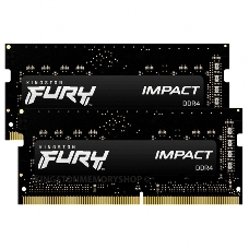 Память оперативная Kingston 16GB 2666MHz DDR4 CL15 SODIMM (Kit of 2) FURY Impact