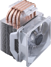 Кулер Cooler Master Hyper H410R White Edition, 600-2000 RPM, 100W, 4-pin, Full Socket Support