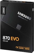 Накопитель SSD Samsung 250GB 870 EVO, V-NAND 3-bit MLC, MGX, 2.5 SATA 6Gb/s, R560/W530, IOPs 98000/88000