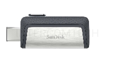 Флеш Диск Sandisk 16Gb Ultra Dual SDDDC2-016G-G46 USB3.0 U Type-CTM серый/узор