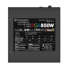 Блок питания Thermaltake Toughpower Grand RGB Sync (PS-TPG-0850FPCGEU-S), 850W, APFC, 80+ Gold, modular, синхронизация подсветки