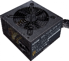 Блок питания Cooler Master MWE Bronze, 450W, ATX, 120mm, 6xSATA, 2xPCI-E(6+2), APFC, 80+ Bronze CLM-MPE-4501-ACAAB-EU