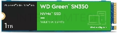 Твердотельный накопитель SSD Western Digital WD Green SN350 NVMe WDS100T3G0C 1ТБ M2.2280 (QLC)