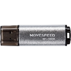 Накопитель USB2.0 16GB Move Speed M1 серебро