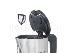 Чайник электрический Bosch TWK8611P 1.5л. 2400Вт белый/серебристый (корпус: нержавеющая сталь)