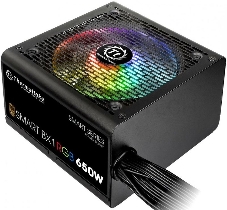 Блок питания Thermaltake Smart BX1 RGB (PS-SPR-0650NHSABE-1), 650W, APFC, 80+ Bronze, non-modular 