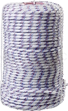 Фал плетёный полипропиленовый СИБИН 16-прядный с полипропиленовым сердечником, диаметр 8 мм, бухта 100 м, 520 кгс 50215-08 50215-08
