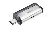 Флеш Диск Sandisk 16Gb Ultra Dual SDDDC2-016G-G46 USB3.0 U Type-CTM серый/узор