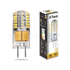 Лампа светодиодная FERON 25531  (3W) 12V G4 2700K, LB-422