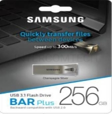 Флеш диск  256GB USB Drive <USB 3.1> Samsung BAR Plus (up to 300Mb/s) (MUF-256BE3/APC)