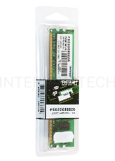 Память Patriot SL 2Gb DDR2 800MHz DIMM PSD22G80026 RTL PC2-6400 1*2GB 240-pin 1.8В CL6