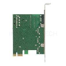 Контроллер сетевой ExeGate EXE-361 PCI-E 2.0, 3*USB3.0 ext + LAN UTP 1000Mbps, раз.доп.пит.OEM)