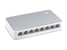 Коммутатор TP-Link SOHO   TL-SF1008D Коммутатор 8-port 10/100M mini Desktop Switch, 8 10/100M RJ45 ports, Plastic case