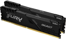 Память Kingston 32GB DDR4 3200MHz CL16 DIMM (Kit of 2) 1Gx8 FURY Beast Black