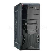 Корпус Exegate EX280389RUS Miditower Exegate CP-604 Black, ATX, <CP500W, 80mm>, 2*USB, Audio