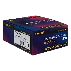 Кулер ExeGate EX286154RUS Wizard EE91-PWM.Cu.BLUE (Al+Copper, LGA775/1150/1151/1155/1156/1200/AM2/AM2+/AM3/AM3+/AM4/FM1/FM2/754/939/940, TDP 80W, Fan 90mm, PWM, 800-2400RPM, Hydro bearing, 4pin, 11-24db, 265г, голубая подсветка, с термопастой, на защелках