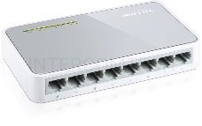 Коммутатор TP-Link SOHO   TL-SF1008D Коммутатор 8-port 10/100M mini Desktop Switch, 8 10/100M RJ45 ports, Plastic case